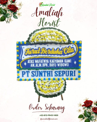 Papan Bunga Duka di Blokang